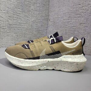 Nike Crater Impact Men's Size 11.5 Brown Kelp Cave Volt Lace up Shoes DB2477-301